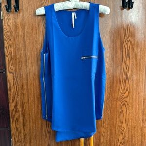 Blue Paper Crane Top Size M